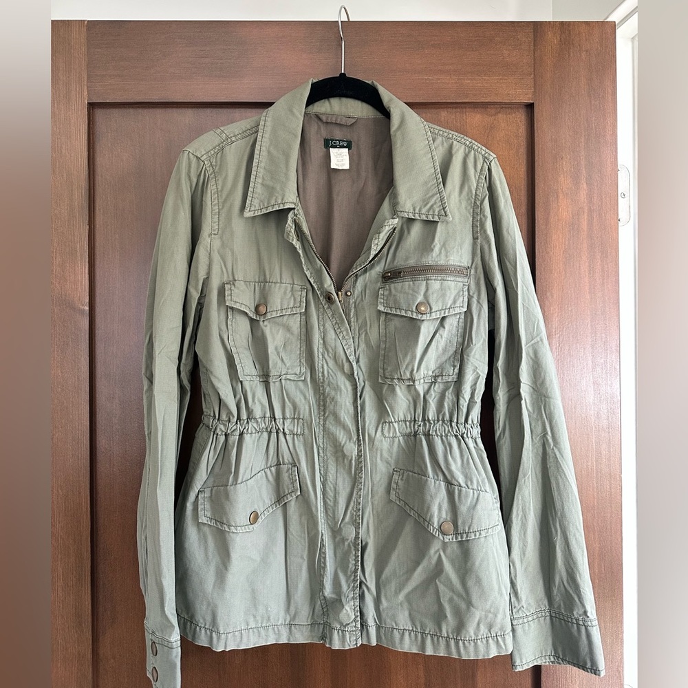 J.Crew utility jacket in army green